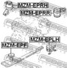 FEBEST MZM-EPF Engine Mounting